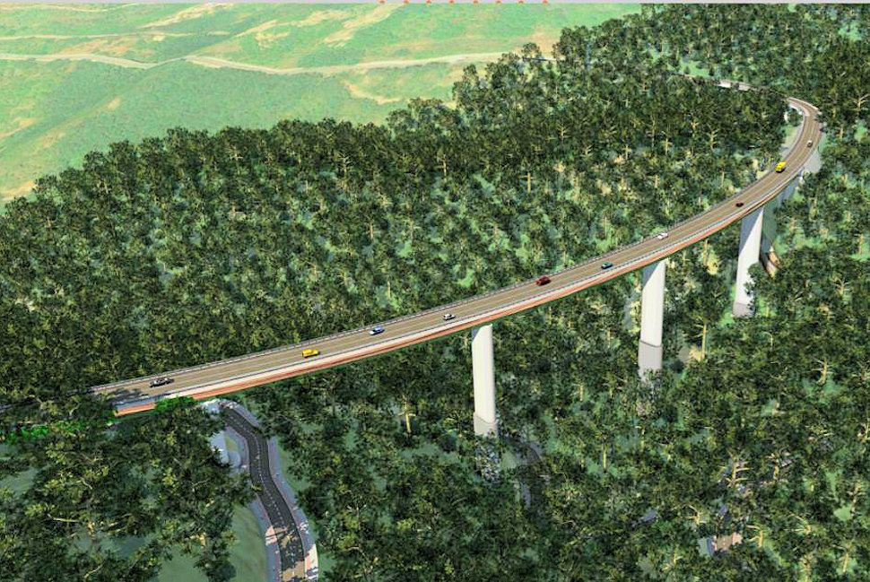 Al via i lavori del nuovo Viadotto Cannavino sulla Statale 107: lungo 390 metri, 6 campate e 35 milioni di spesa 51 Celico Viadotto Cannavino_03