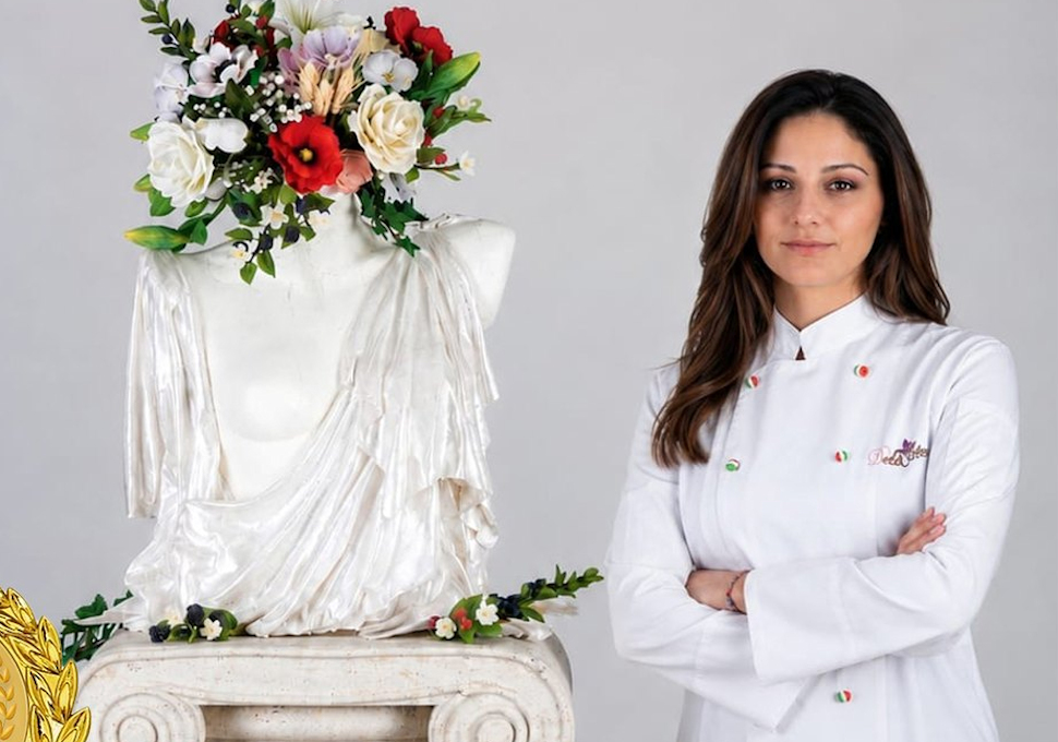 Cake Design FIEEA 2026: Daniela Erboso di Rende è campionessa italiana. Trionfa con “Flora: l’anima nel marmo” 71 Daniela Erboso