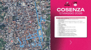 Giro d'Italia da Catanzaro a Cosenza, limitazioni alla viabilità: dalle strade statali all'A2. Tutte le info 56 Divieta di transito 2 Giro d'Italia tappa Cosenza