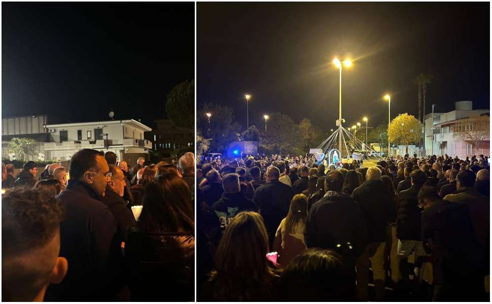 Escalation criminale alle aziende, la solidarietà scende in piazza: oltre 1500 persone presenti alla fiaccolata 52 Fiaccolata Vibo
