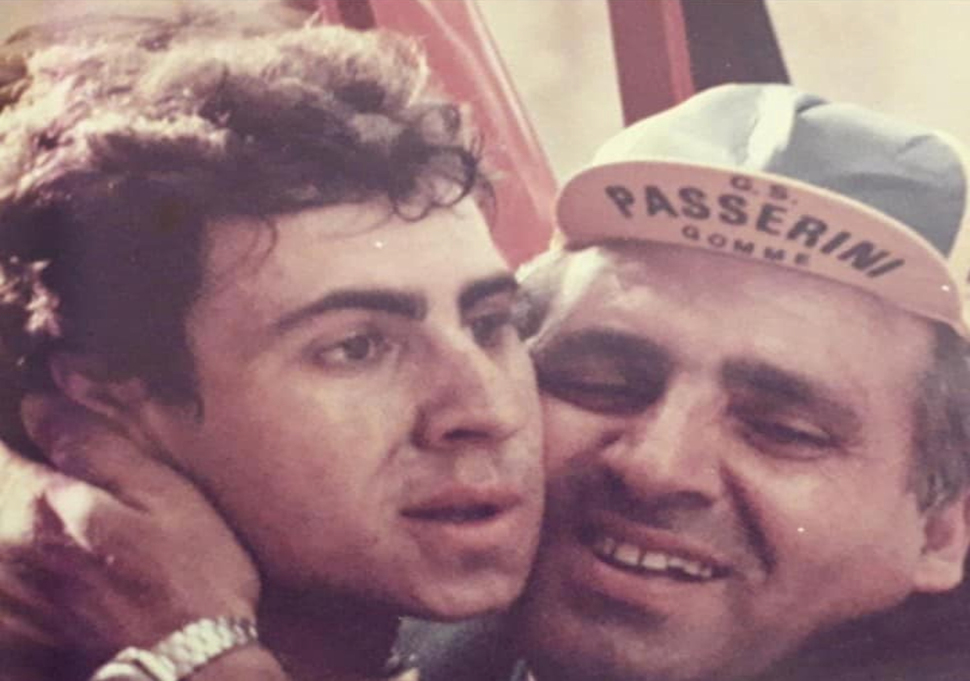Pino Fraca e papà Francesco