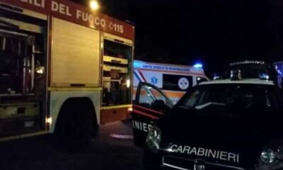 Incidente Lattarico - vigili fuoco, carabinieri ambulanza 118