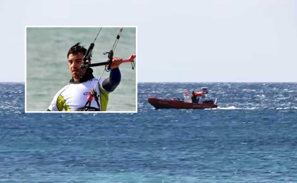 Kitesurfer disperso mimmo piepoli