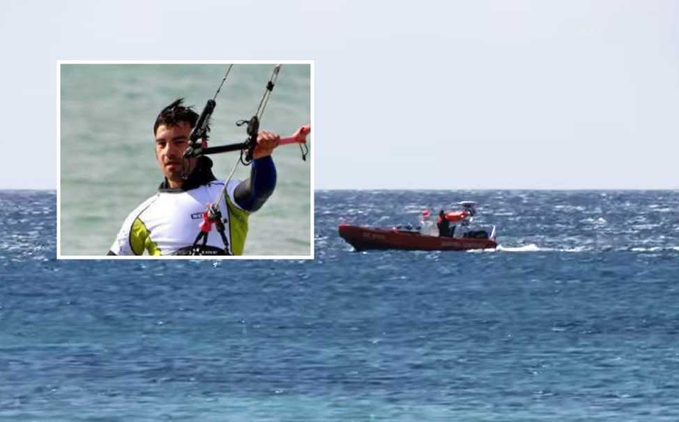 Kitesurfer disperso mimmo piepoli