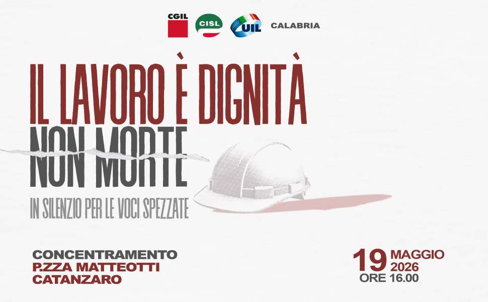 Marcia silenziosa vittime lavoro
