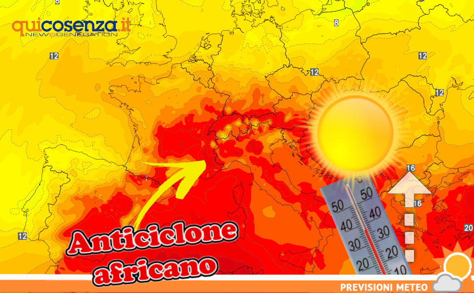 Meteo Calabria Anticiclone africano