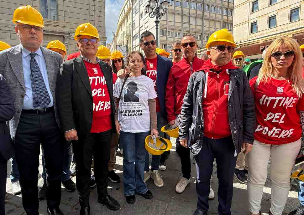 Morti sul lavoro manifestazione