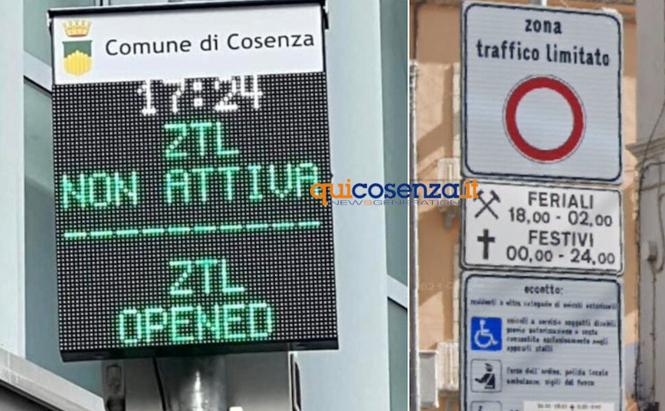 Nuove ZTL-Cosenza-varchi digitali covelli