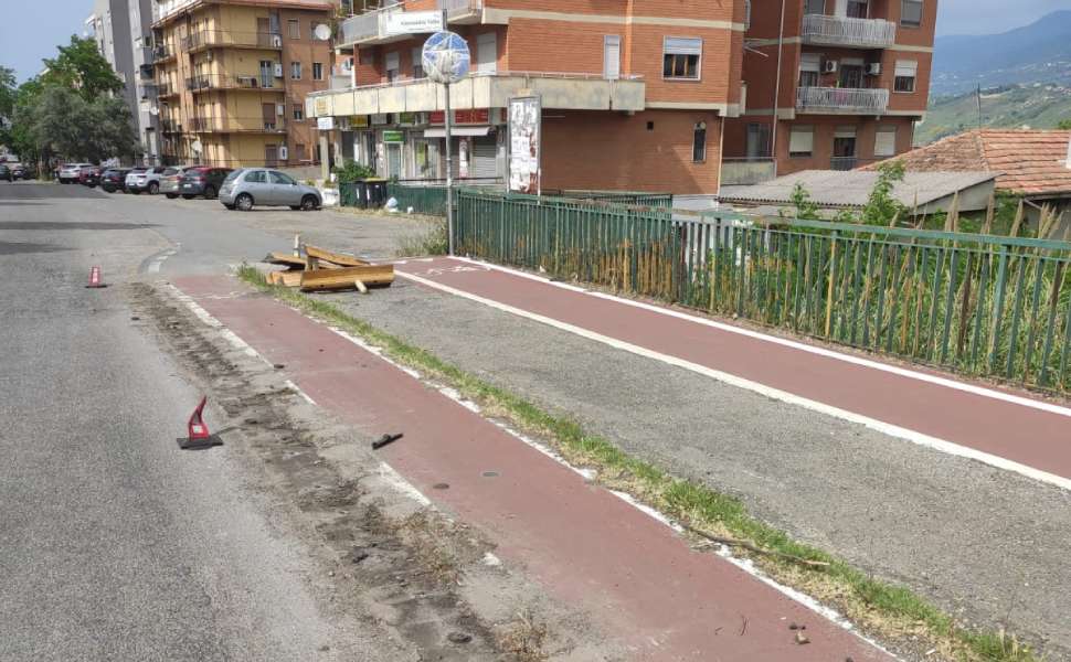 Pista ciclabile via A Volta Rende 006
