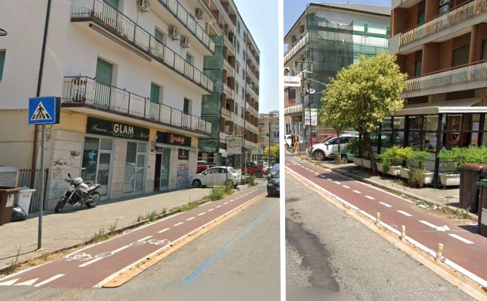 Pista ciclabile via A Volta Rende 03