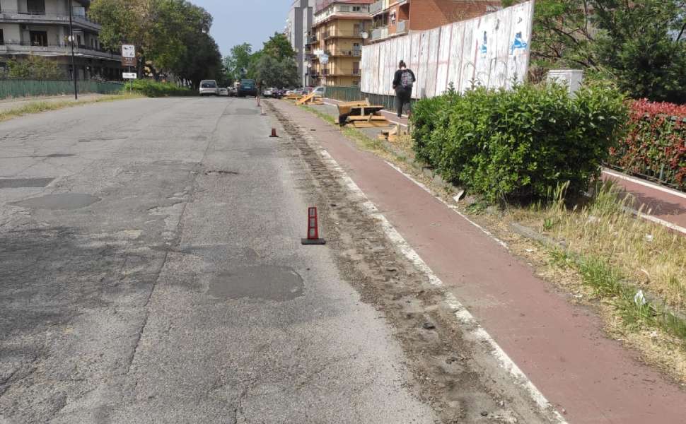 Pista ciclabile via A Volta Rende 04