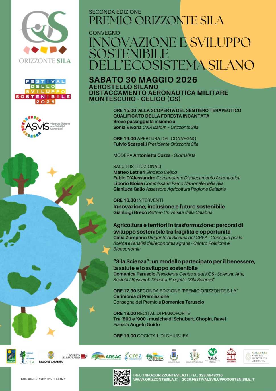 Il Premio Orizzonte Sila 2026 a Domenica Taruscio, tra le esperte più autorevoli per le malattie rare 52 Premio Orizzonte Sila