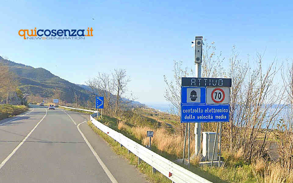 San lucido Autovelox Statale 18