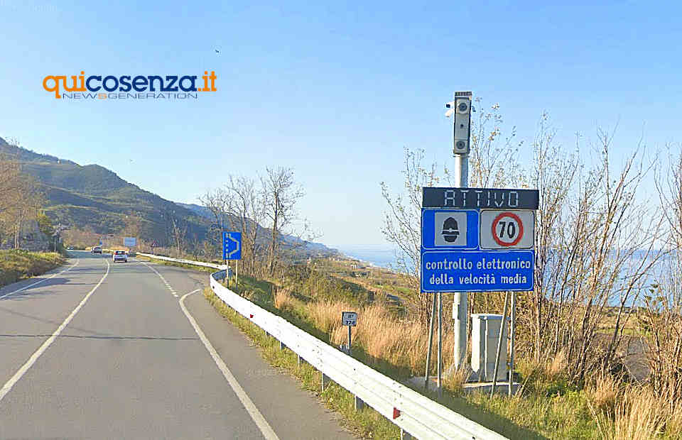 San lucido Autovelox Statale 18