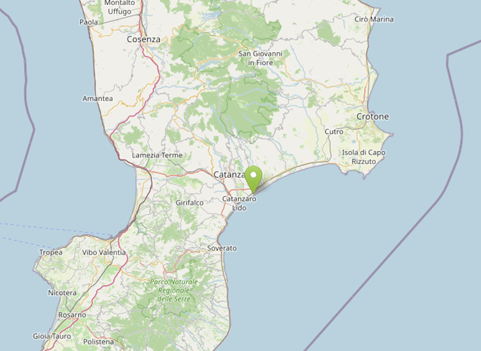 Scossa di terremoto Calabria