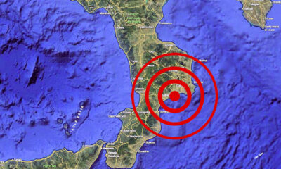 Scossa di terremoto in Calabria Sellia Marina