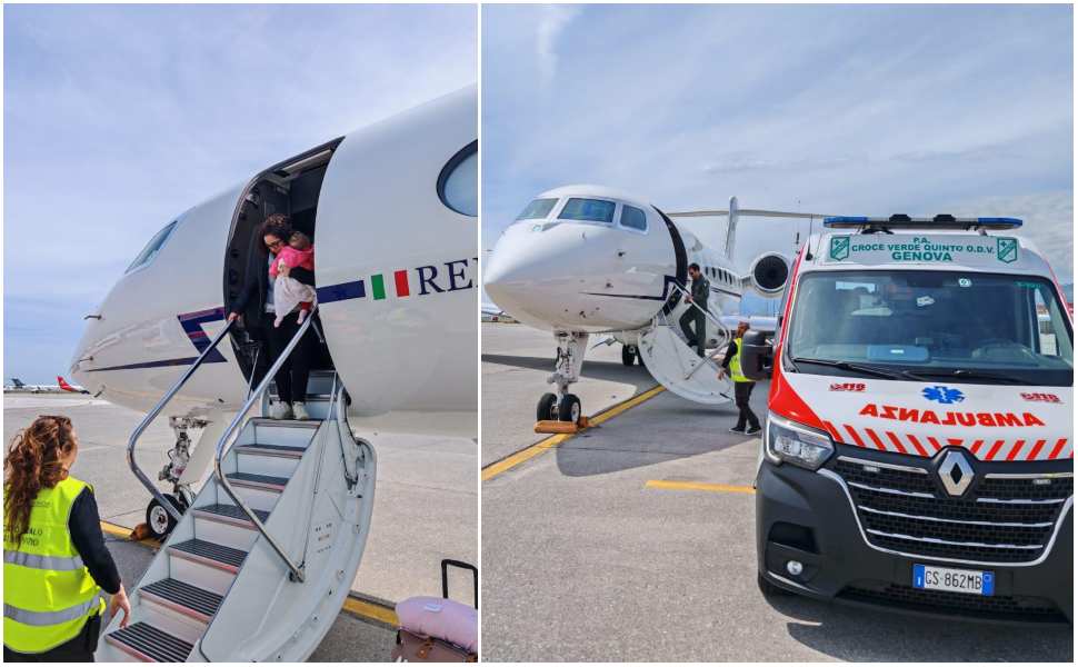 Dalla Calabria a Genova, un volo speciale per salvare una bimba di 8 mesi in pericolo di vita 51 bimba_pericolo di vita
