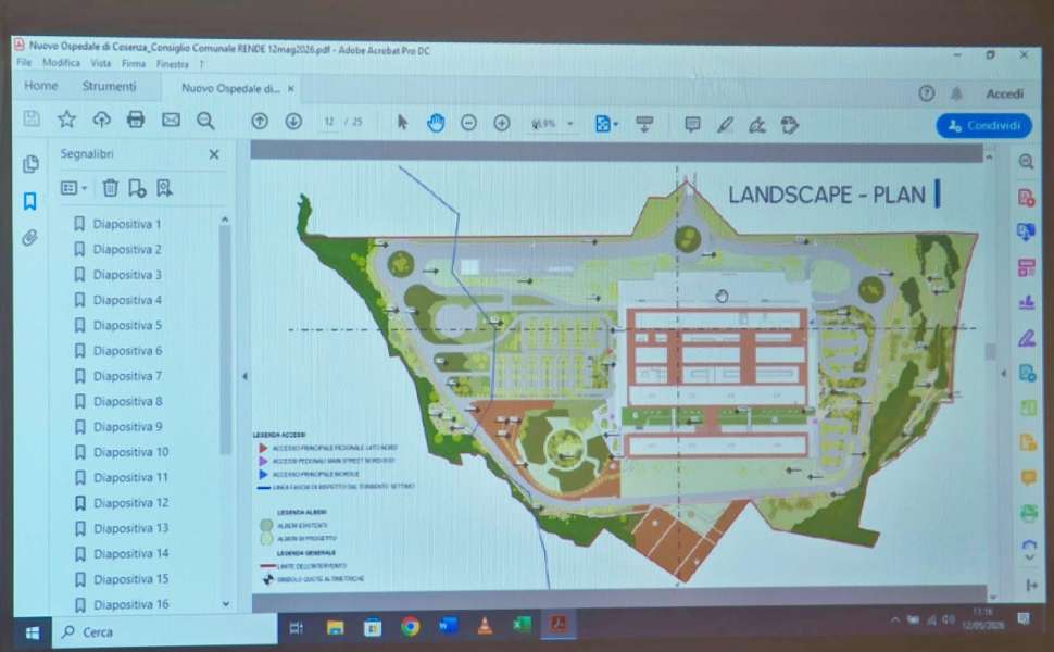 Ospedale a Rende, via libera del Consiglio comunale al progetto di fattibilità: Principe «servirà tutta la provincia» 52 consiglio comunale rende nuovo ospedale 12 maggio 03