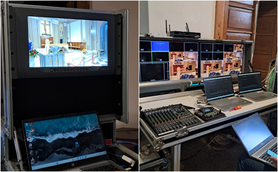 Il Santuario della Riforma di Cosenza per un mese in diretta televisiva: ogni giorno su TV2000 52 crocifisso riforma tv2000 02