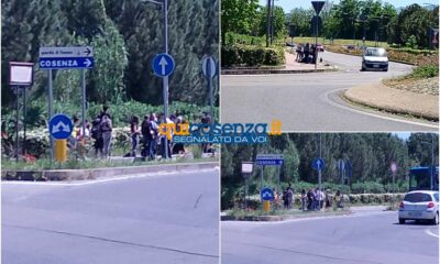 rende viale principe studenti pista ciclabile