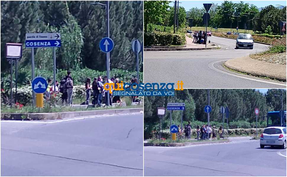 rende viale principe studenti pista ciclabile