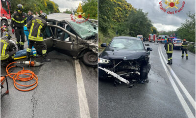 statale-107-schianto-auto-cosenza-zumpano