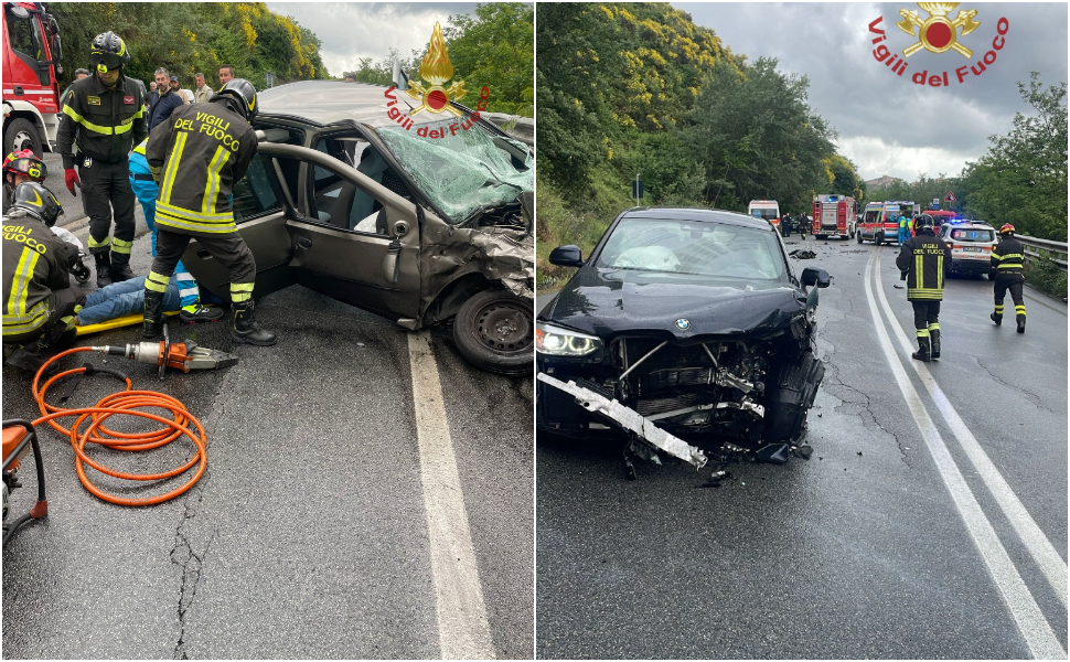 statale-107-schianto-auto-cosenza-zumpano