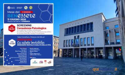 Benessere mentale - piazza dei bruzi cosenza