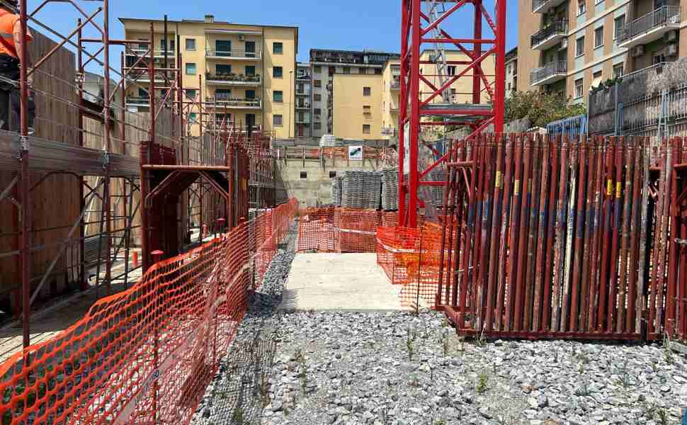 Cosenza Liceo Fermi cantiere 2
