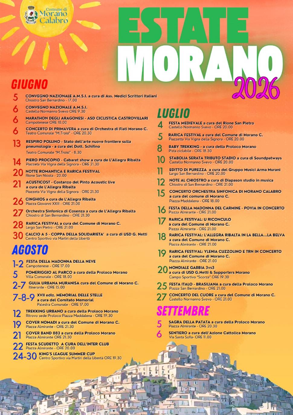 Estate Morano - LOCANDINA 2026