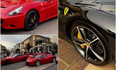 Ferrari su Corso Mazzini a Cosenza