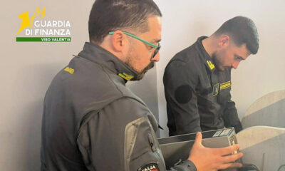 Guardia di Finanza Vibo sequestro sala scommesse