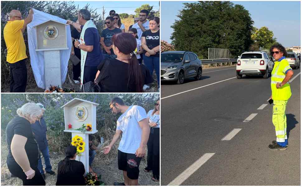 Strage infinita sulla Statale 106: una lastra in ricordo di Pietro Aloiso 52 Pietro Aloiso lastra commemorativa 2