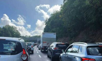 Traffico bloccato A2
