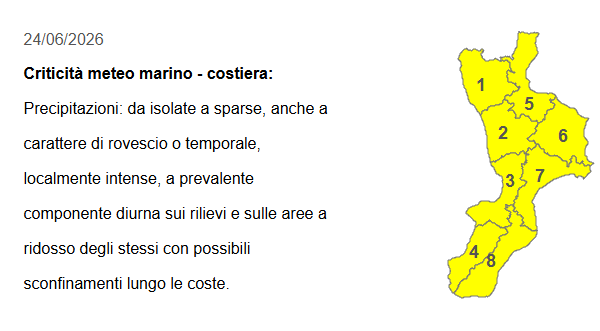 allerta gialla calabria grandine nel cosentino 1