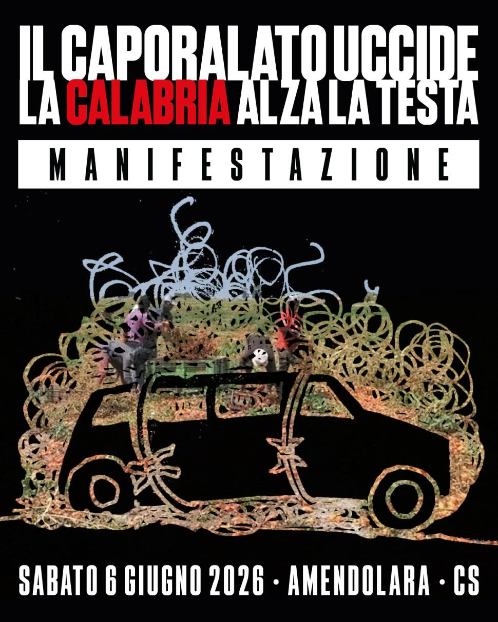Il caporalato uccide: sabato manifestazione ad Amendolara dopo la strage dei 4 braccianti 54 caporalato manifestazione amendolara usb