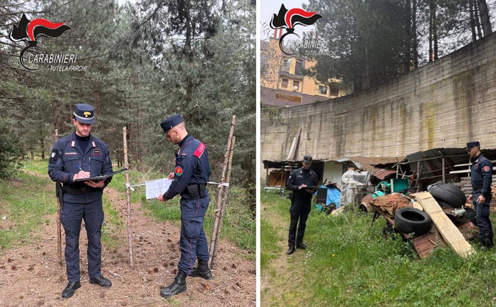 Sila Rifiuti carabinieri forestali sequestro villaggio mancuso 01