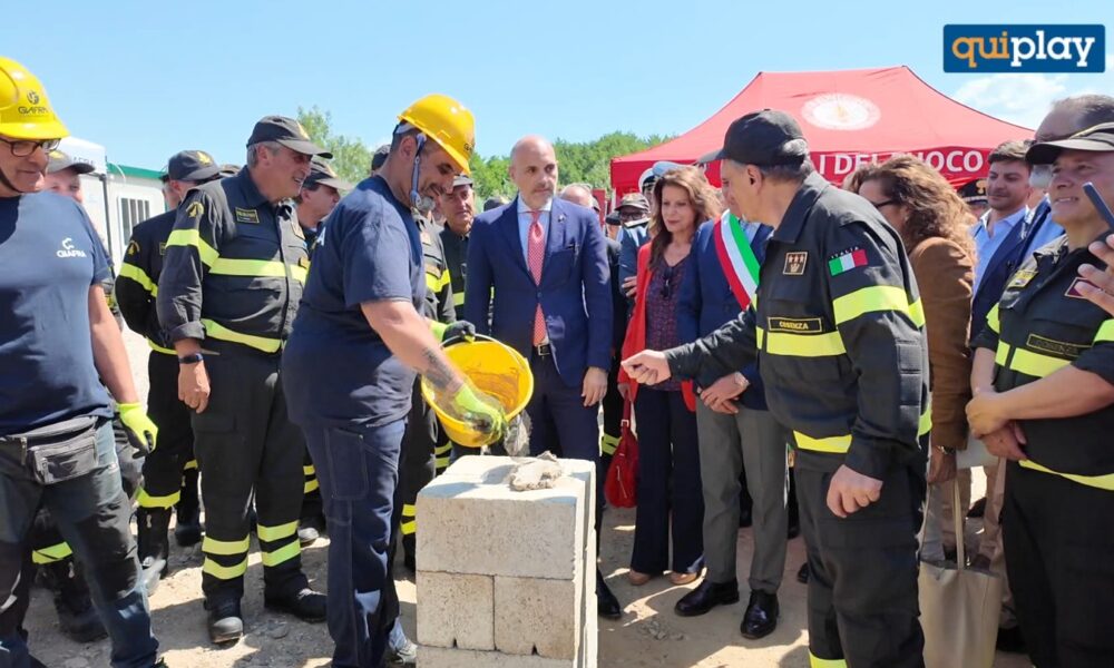 Vigili del Fuoco, nasce la nuova caserma di Cosenza: posa della prima pietra