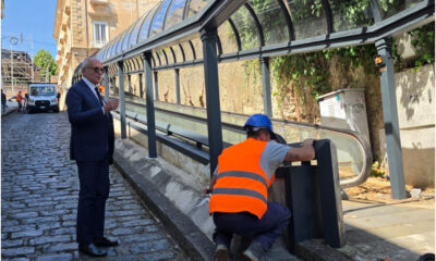 cosenza scale mobili centro storico sopralluogo caruso 2