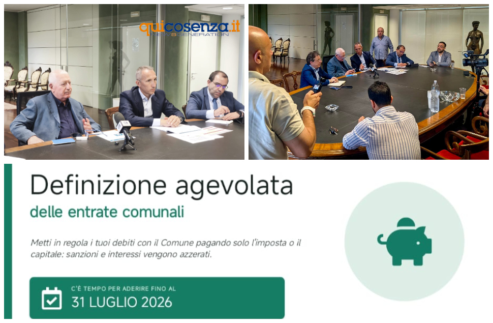 Definizione agevolata dei tributi, Principe: Un'opportunità per i contribuenti e una risorsa per la città 51 definizione agevolata tributi Rende
