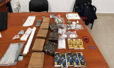 hashish b&b Cosenza Squadra volanti 01