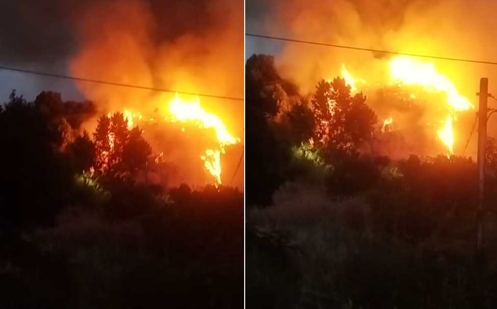 incendio laurignano dipignano