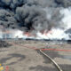 vasto incendio pneumatici