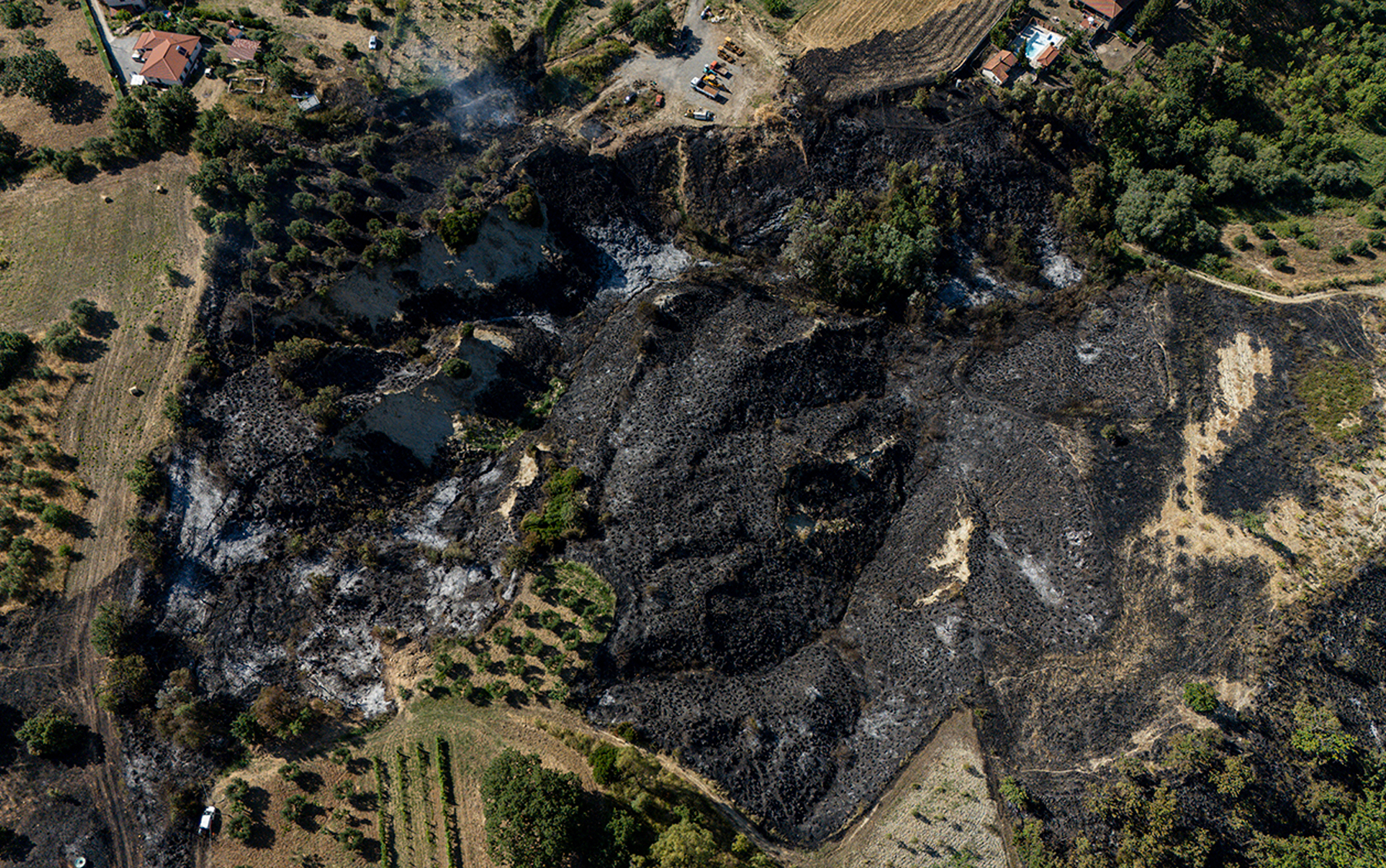 Incendio ad Altomonte, notte di fiamme e paura: fuoco vicino le abitazioni, rione salvato dai soccorsi 109 Altomonte incendio