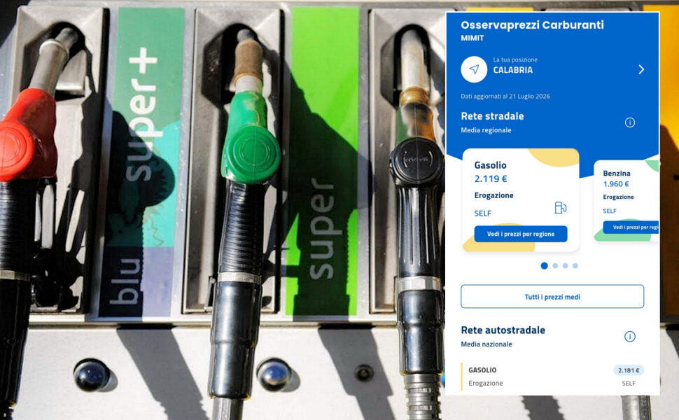 App Mimit "Osservaprezzi Carburanti" Calabria