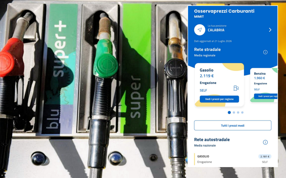 Carburanti alle stelle, diesel oltre i 2 euro. La nuova App Mimit "Osservaprezzi Carburanti" per risparmiare al distributore 215 App Mimit "Osservaprezzi Carburanti" Calabria