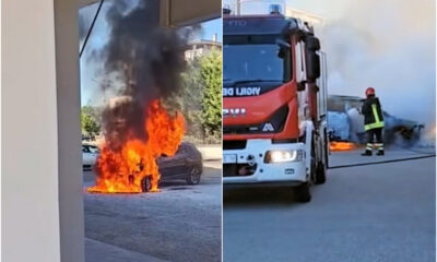 Auto divorata dalle fiamme Montalto uffugo
