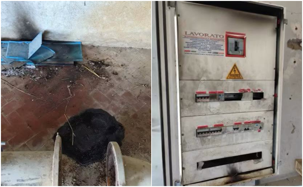 Vandali in azione alla stazione di sollevamento di Lattughelle: era stata ripristinata dopo l'alluvione 114 Danni stazione lattughelle cassano 01