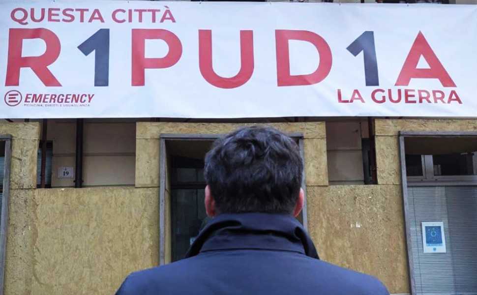 "Io obietto alla guerra", Comune di Cosenza verso l'adesione alla campagna di Emergency 51 Emergency - comune cosenza giunta ripudia guerra 02
