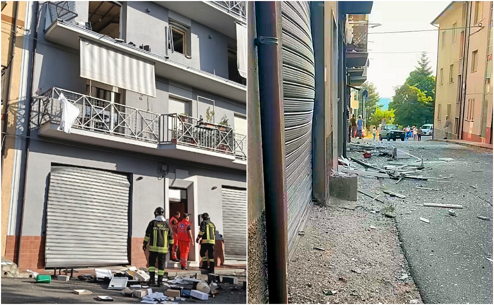 Forte esplosione all'alba a San Giovanni in Fiore: ferite 2 persone, marito e moglie 51 Esplosione San Giovanni in Fiore
